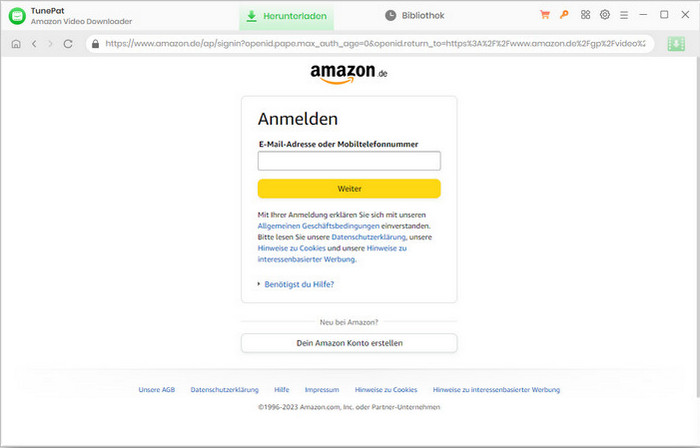 Amazon Prime-Konto anmelden