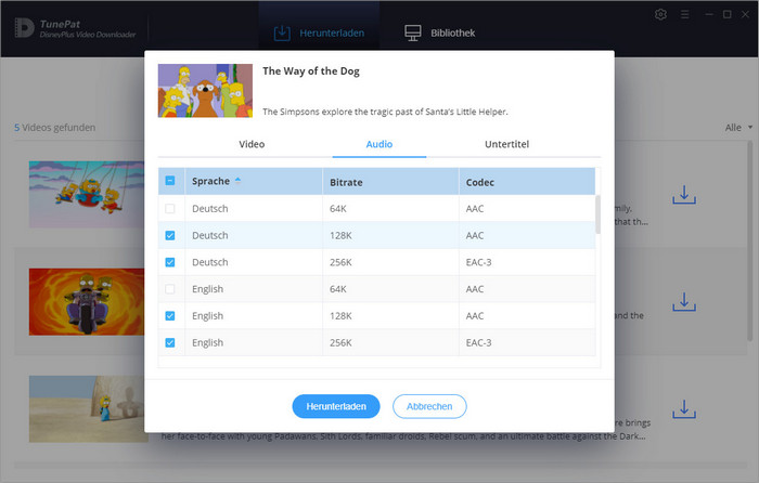 Erweiterter Download