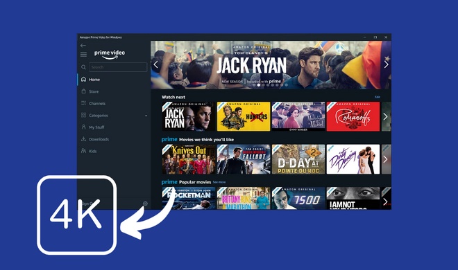 Amazon Prime Videos in 4K streamen und anschauen