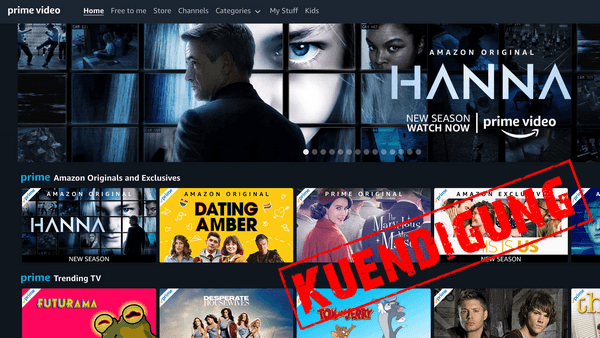 Amazon Prime Video kündigen