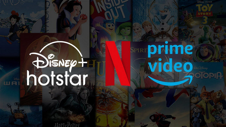Netflix, Amazon Prime Video und Disney Plus