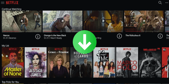 Movies und TV-Shows von Netflix herunterladen